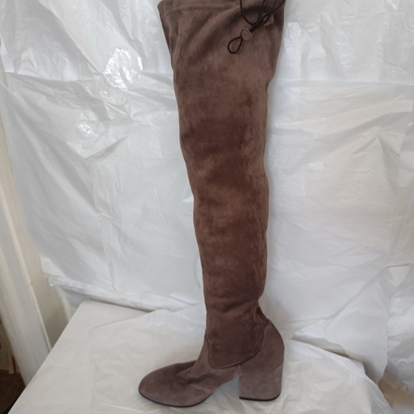 Stretch Suede Over The Knee Sesto Meucci Boots Made in Italy size 9 - Picture 13 of 16